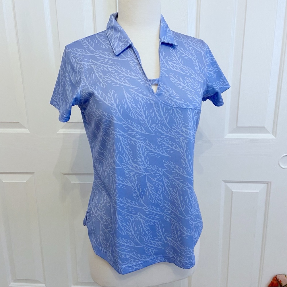 GOLF TOP PEBBLE BEACH Athletic Golf Top in Blue-Purple Pickleball